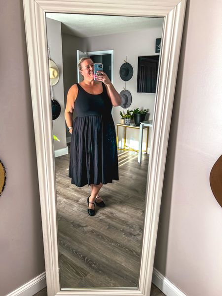 I am living for this ballet dress and ballet flat trend! I felt so girlie in this outfit and I am not normally a dress girl! This one comes in several colors. 

Shoes fit TTS and I’m normally an 18/20 and I am wearing the XXL in the dress. Fits great! 

Size 18 
Size 20
Plus size dress
spring dress
Spring outfit 
Plus size ootd 
Ballet dress 



#LTKStyleTip #LTKOver40 #LTKSeasonal