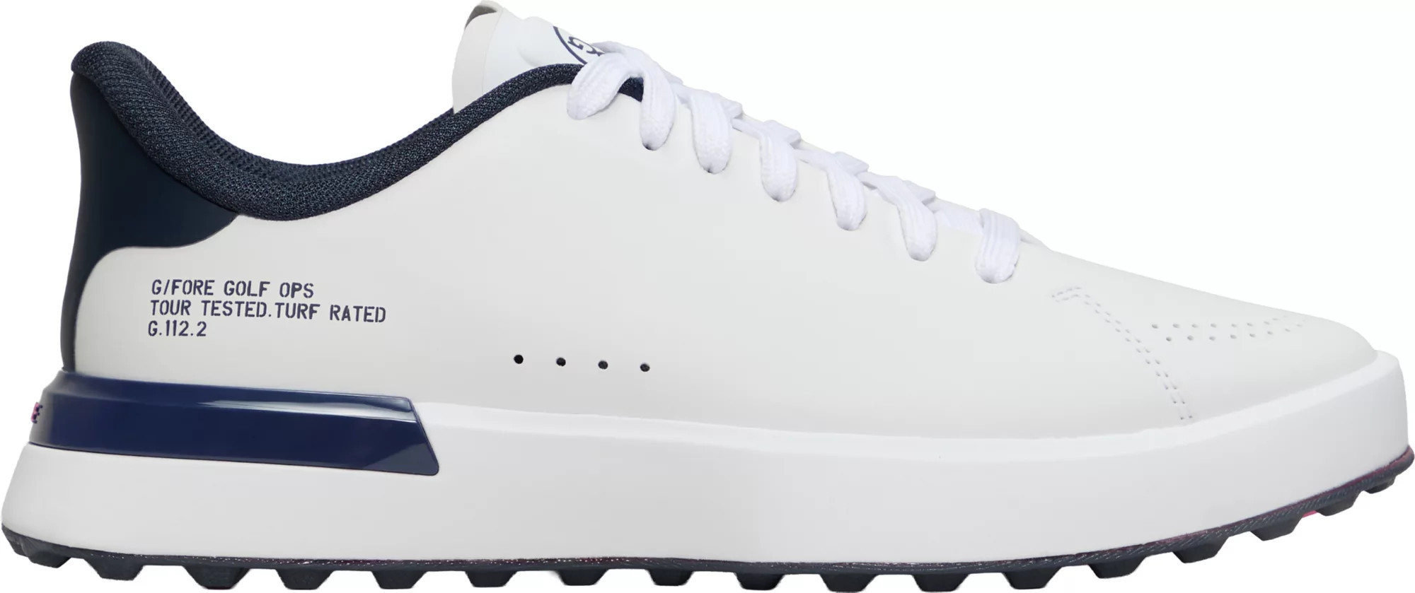 G/FORE Women's 2026 G.112 Spikeless Golf Shoes, Size 9.5, Snow/Twilight | DICK'S Sporting Goods