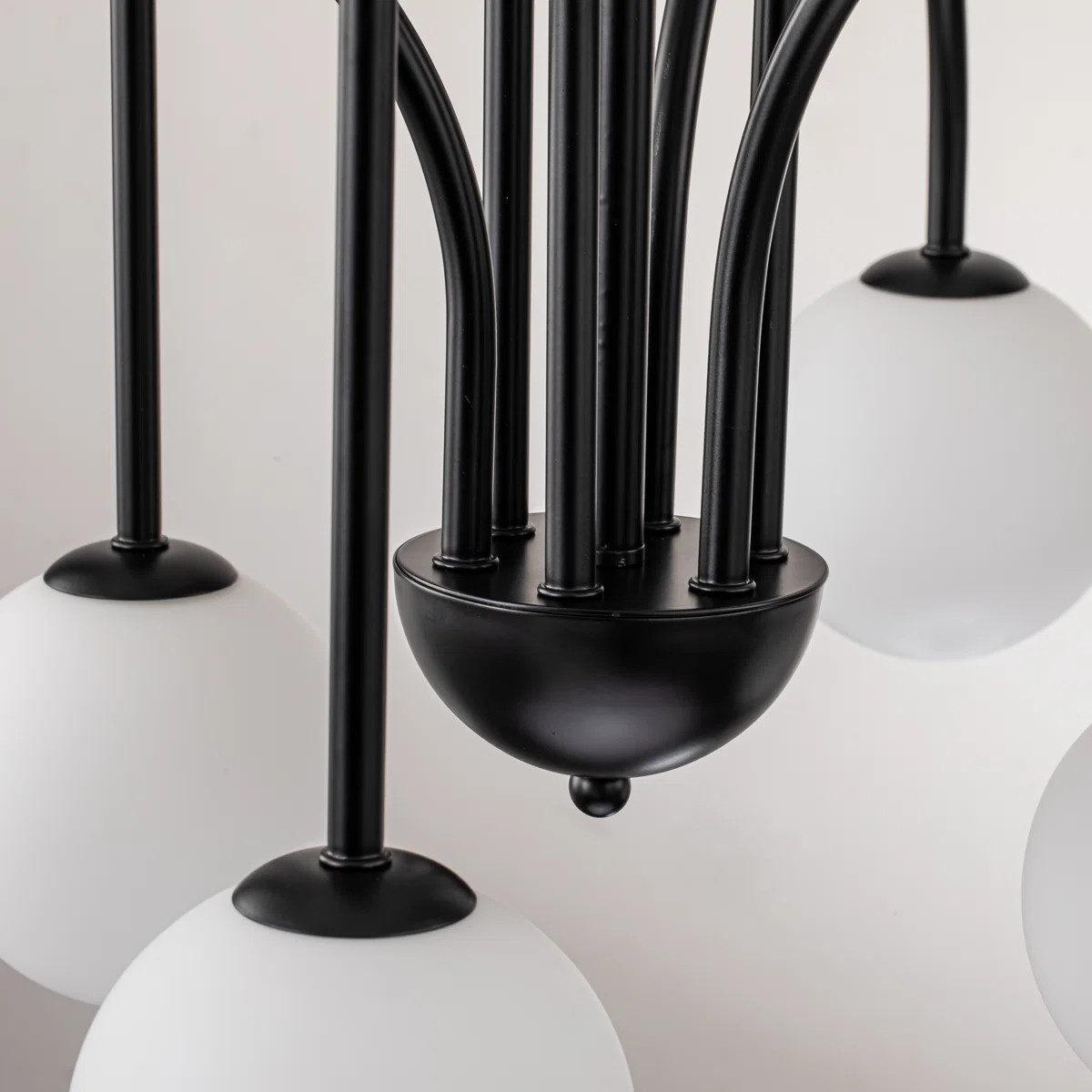 Bradrick 6-Light Dimmable Frosted Glass Sputnik Sphere Chandelier | Wayfair North America