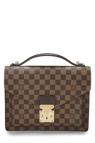 Louis Vuitton, Pre-Loved Damier Ebene Monceau, Brown | Amazon (US)