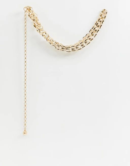 Glamorous chunky gold chain belt | ASOS US