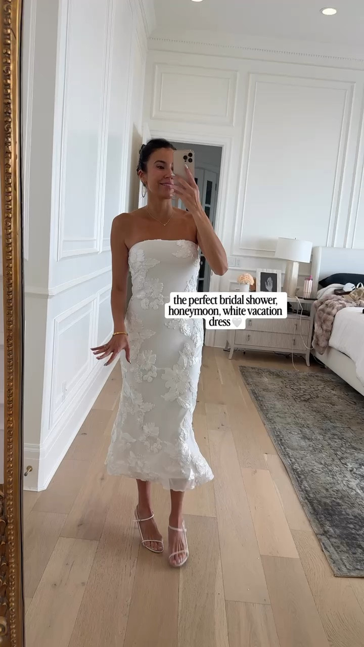 The perfect white bridal shower, honeymoon or white vacation dress from Amazon 🤍

Amazon fashion, Amazon finds, rehearsal dinner dress, summer dress, white dress, floral dress 

#LTKWedding #LTKSeasonal #LTKgrwm