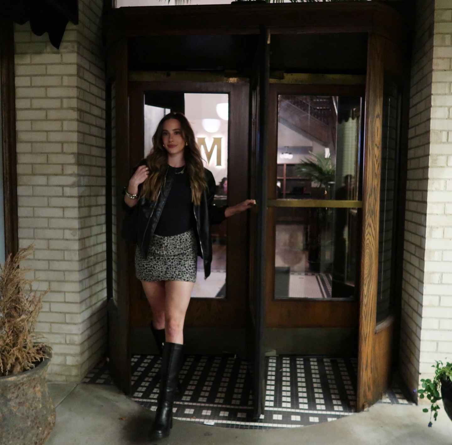 Outfit details 📸🍷

Body suit: @abercrombie 
Skirt: @zara 
Boots: @justfabonline 
Jewelry: @ettika & @evryjewels 
Coat: @vici 
Bag: @coach ( vintage )

#LTKGiftGuide #LTKSeasonal