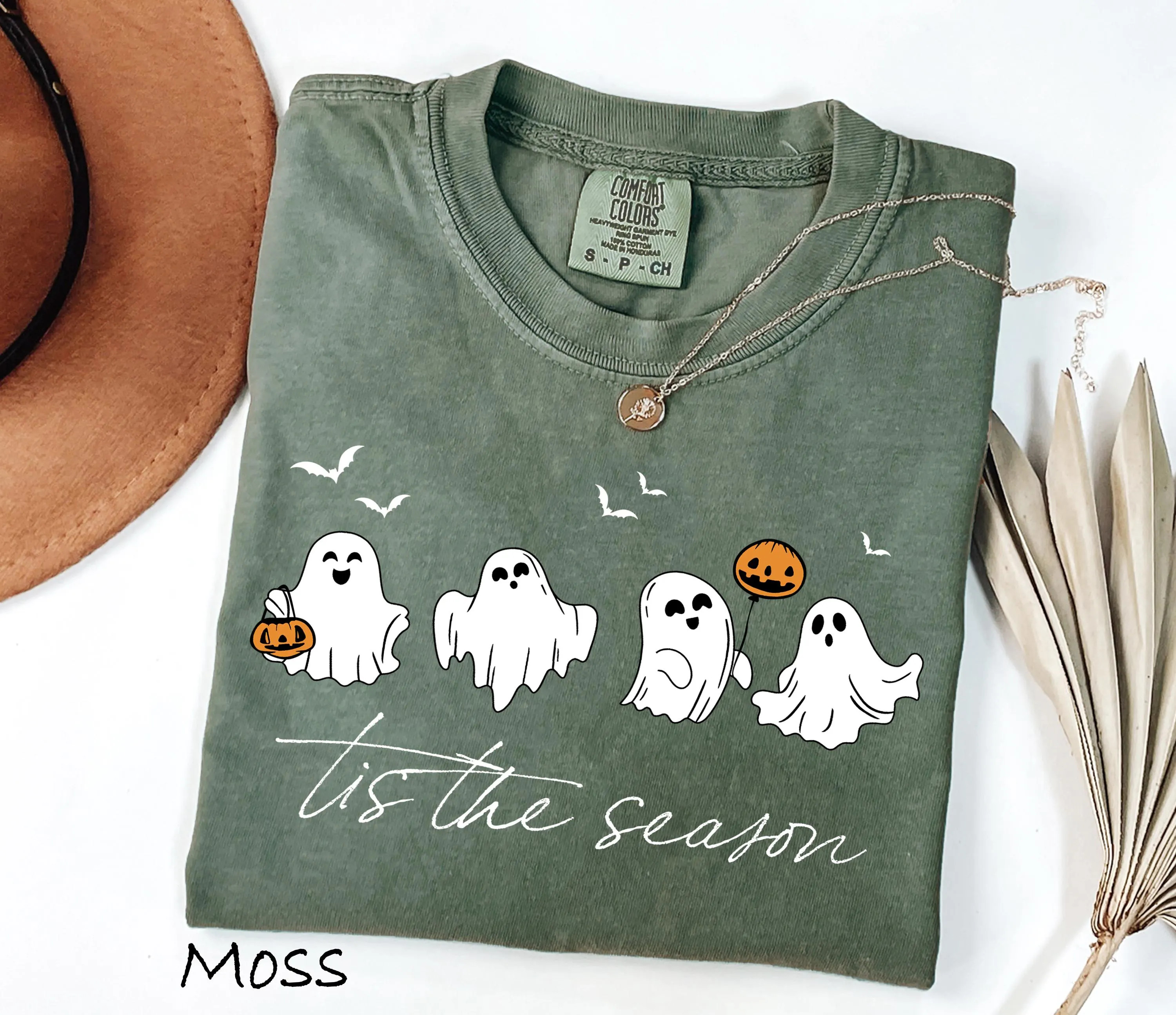 Comfort Colors® Tis The Season Halloween Shirt, Retro Ghost TShirt, Women's Halloween Tee, Pumpkin Season Shirt, Cute Pumpkin Ghosts T Shirt | Etsy (Global)