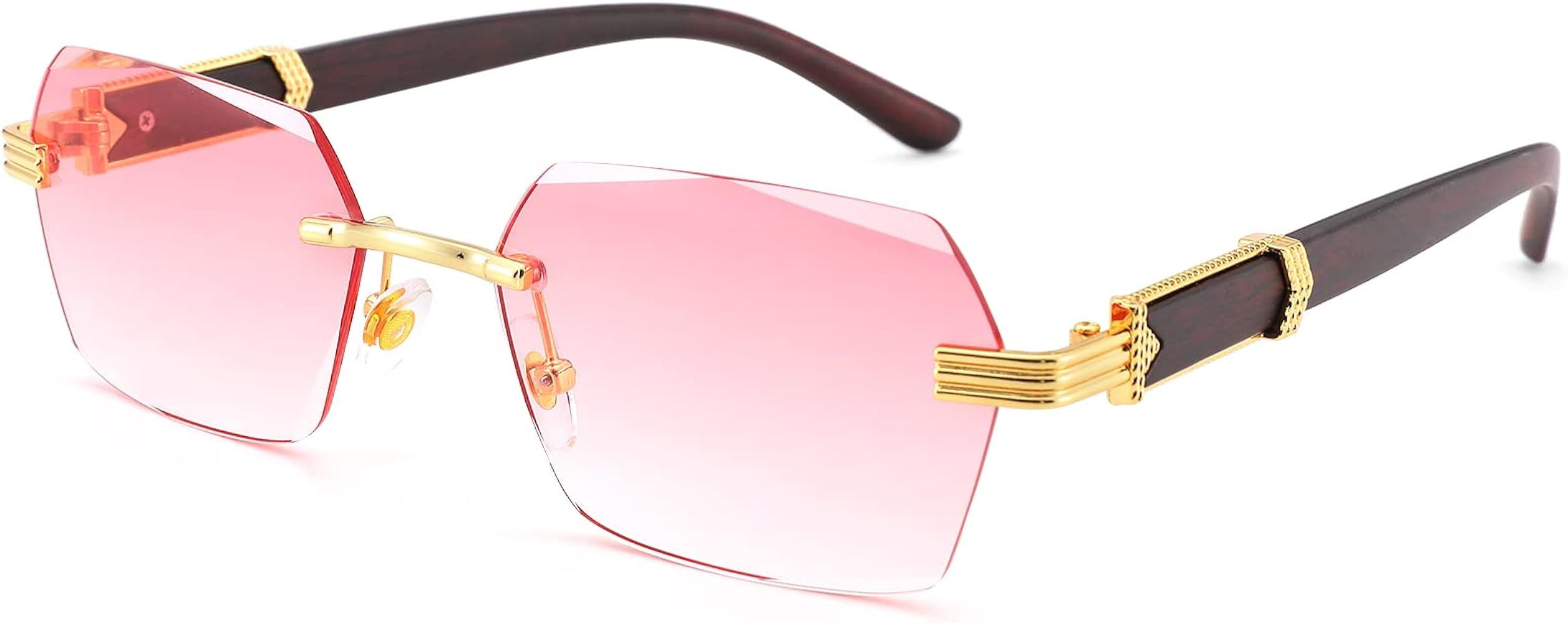 COASION Fashion Rimless Frameless Sunglasses for Women Men Y2k Retro Sun Glasses Square Tinted Gl... | Amazon (US)