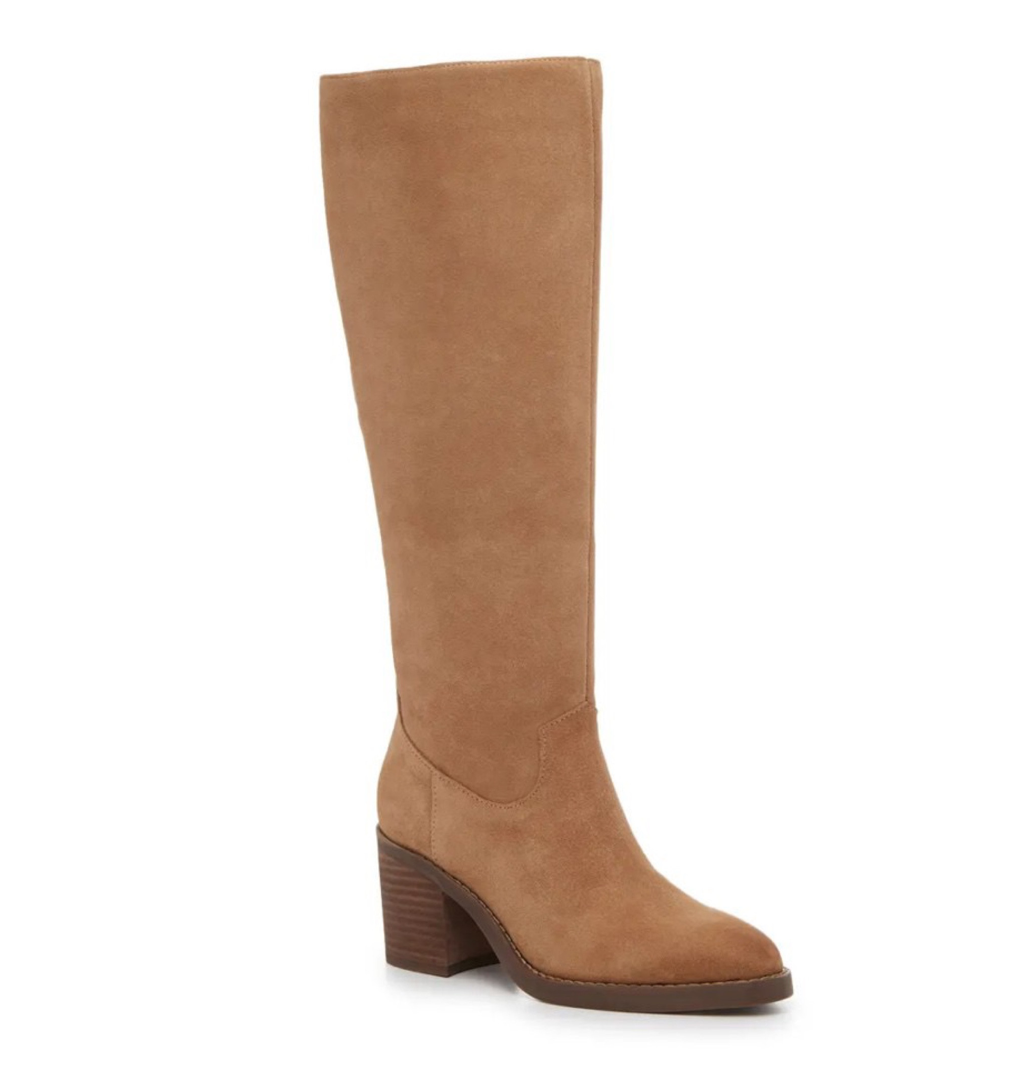 Tan suede knee high boots, comes in both regular and wide calf.

#LTKHoliday #LTKCyberWeek #LTKGiftGuide