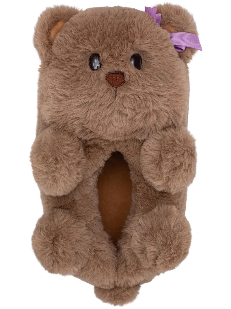 No Boundaries Plush Animal Slippers | Walmart (US)