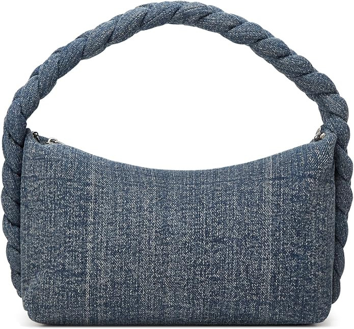Women’s Denim Purse Vintage Jean Purse Woven Top Handle Handbags Lightweight Designer Crossbody... | Amazon (US)