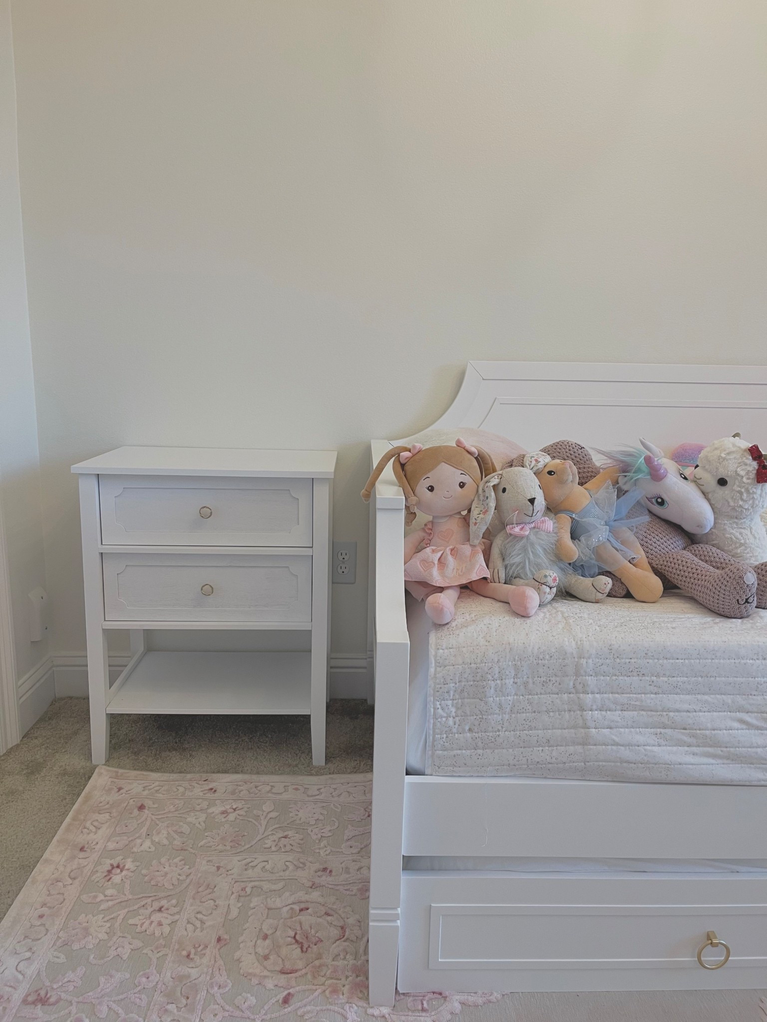 Toddler , little girls room 
White daybed  and night stand 


#LTKKids #LTKSaleAlert #LTKHoliday