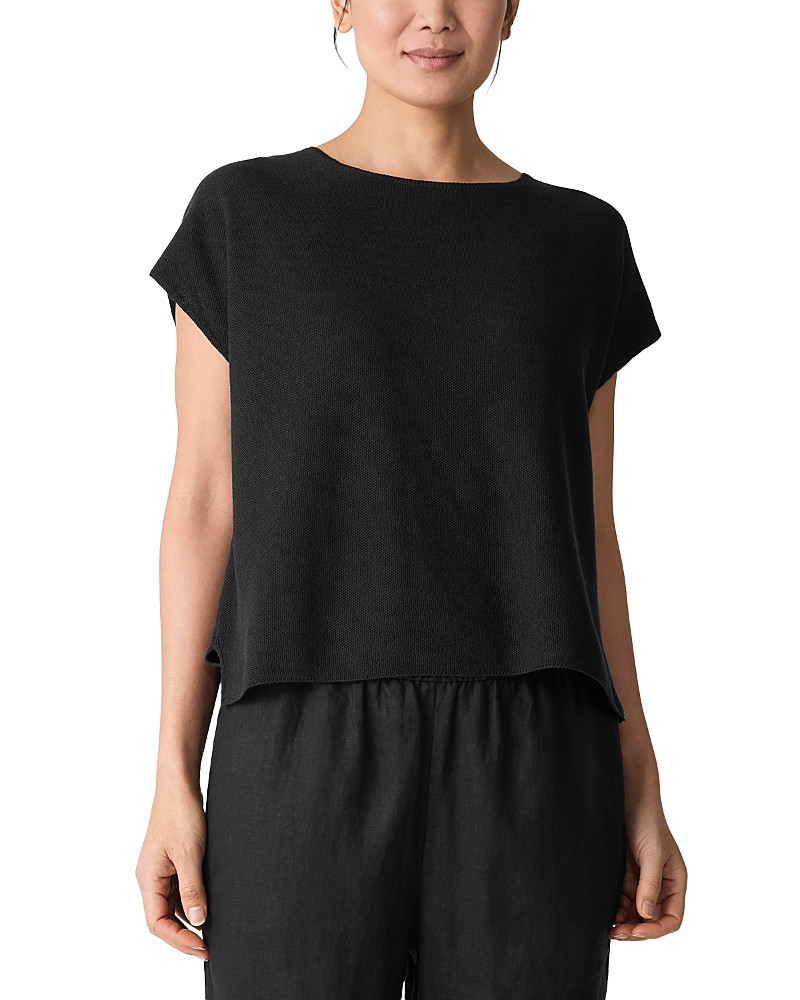 Eileen Fisher Boxy Cap Sleeve Tee | Bloomingdale's (US)