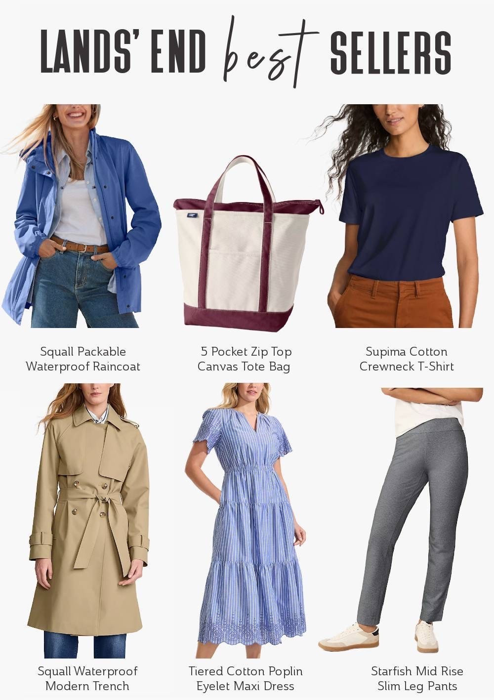 Save in Lands’ End Spring Sale! 🙌 Here are YOUR travel approved favorites, perfect for building a polished and practical travel wardrobe. 🌟 

#LTKTravel #LTKSaleAlert #LTKSeasonal