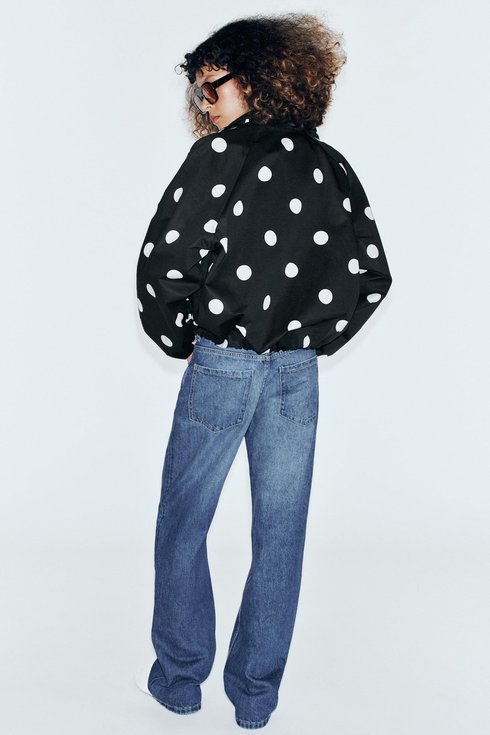BOMBER JACKET WITH DOTS | Zara DE