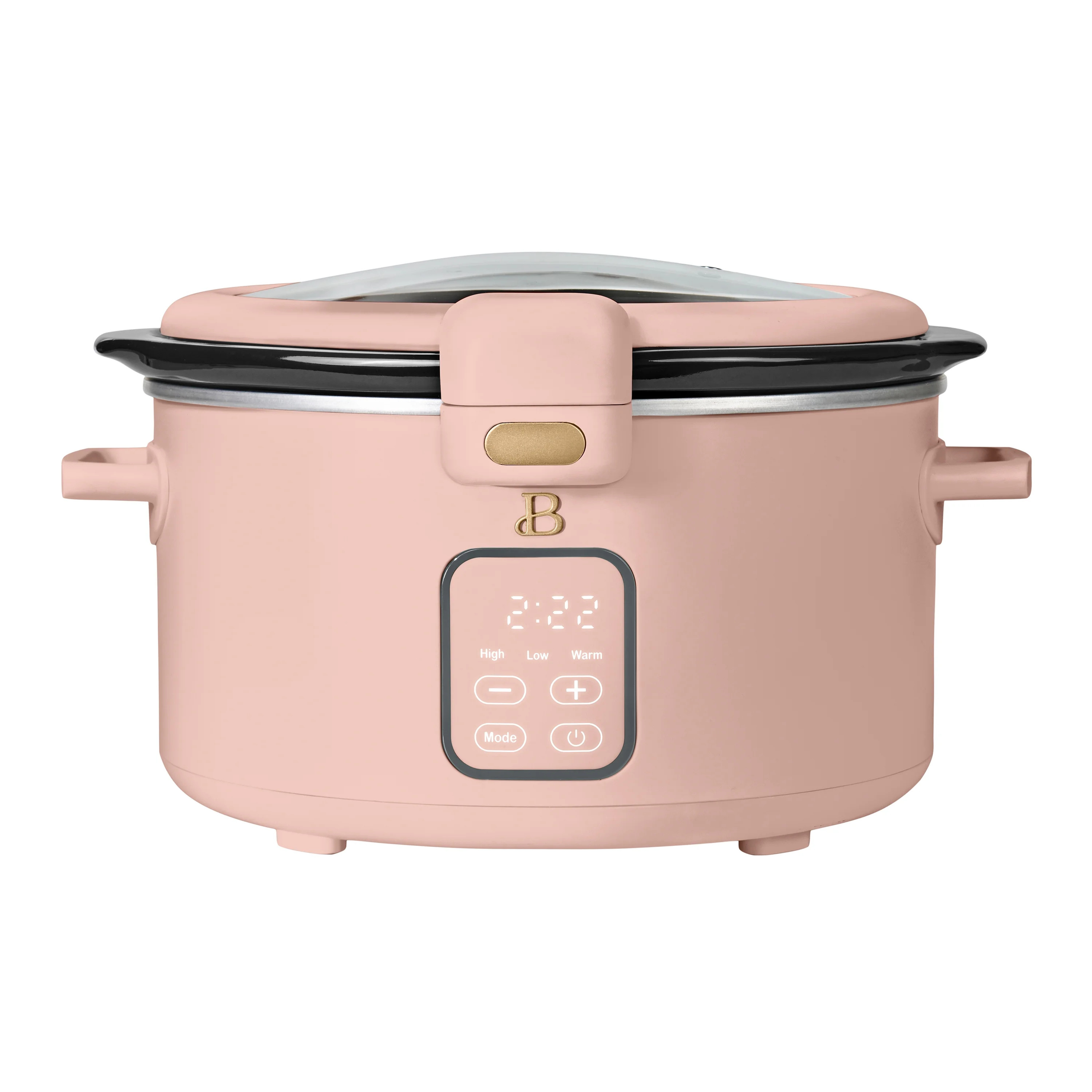 Beautiful 4 Qt Digital Slow Cooker with Hinged Locking Lid, Rose by Drew Barrymore | Walmart (US)