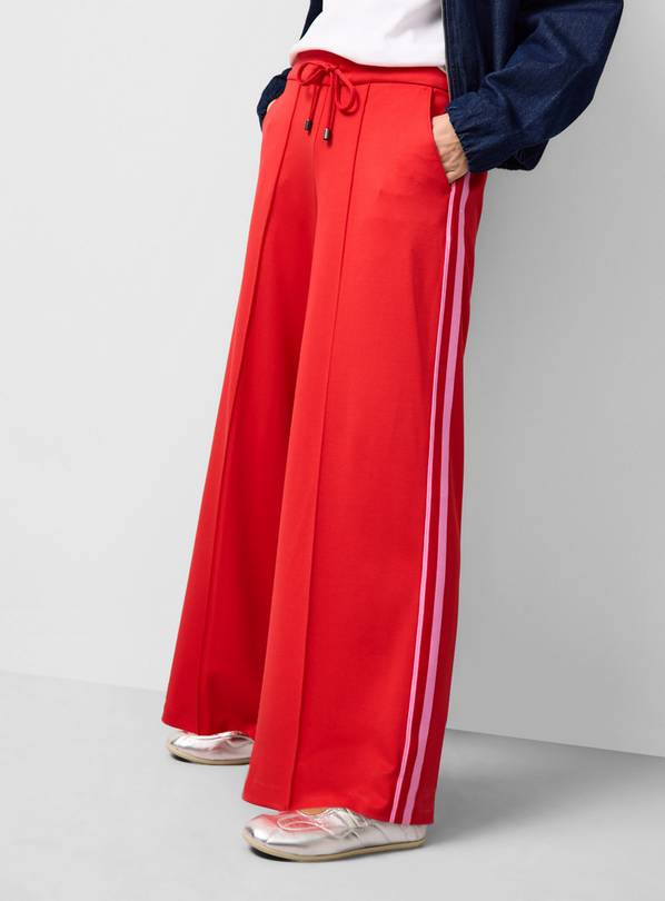 Red Ponte Side Stripe Co-ord Joggers 22 | Tu Clothing