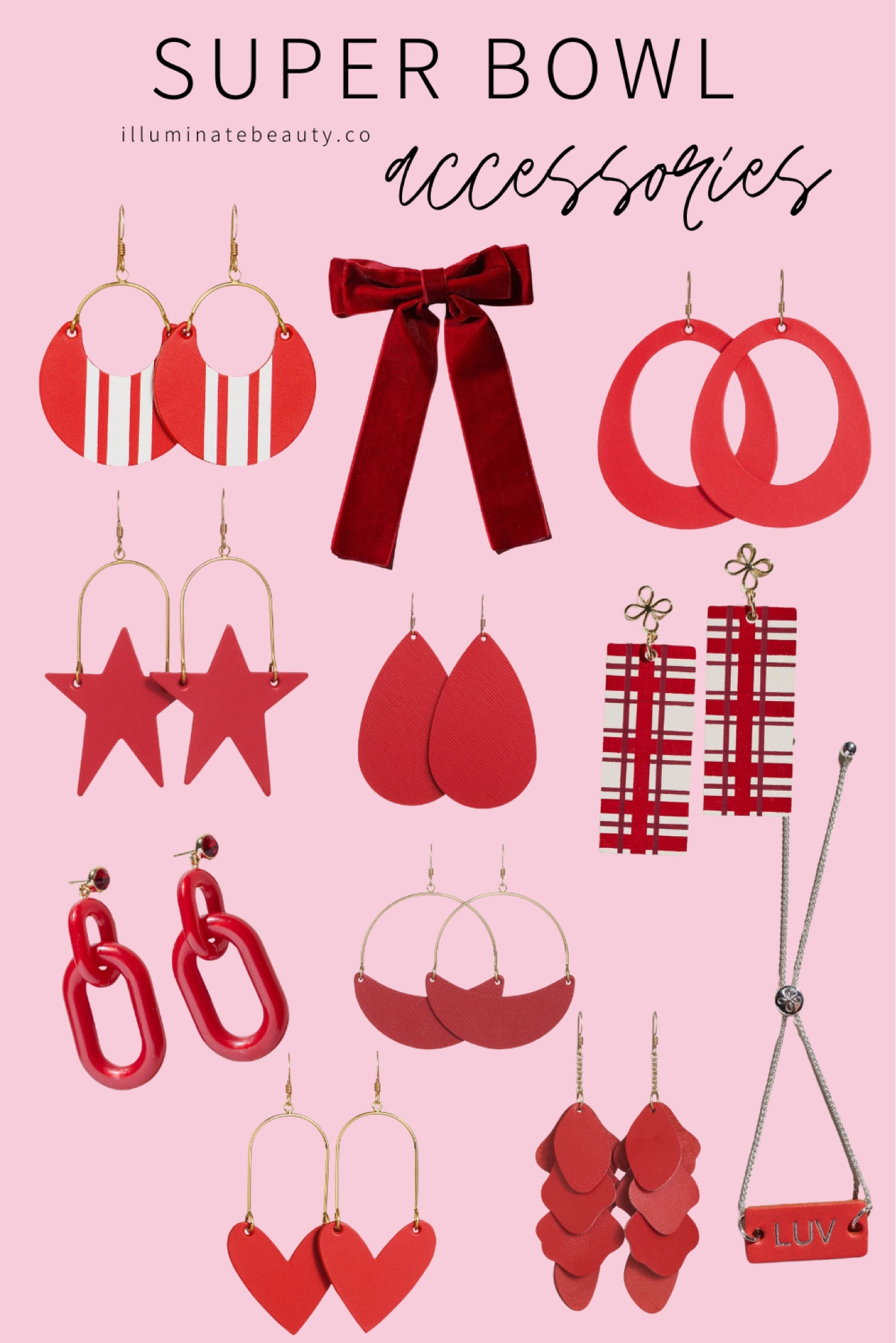 Super Bowl accessories 

#LTKSeasonal #LTKparties #LTKstyletip