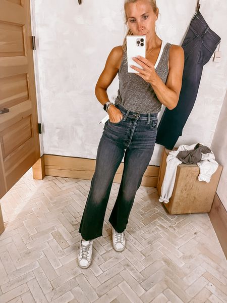 Jean shopping! I loved these Mother jeans. Ankle length so they fit perfect on my shorter frame. I’m 5’3ish. There is a lot of stretch too. The size 23 fit me perfectly.

Fall denim 
Jeans for fall 

#LTKFind