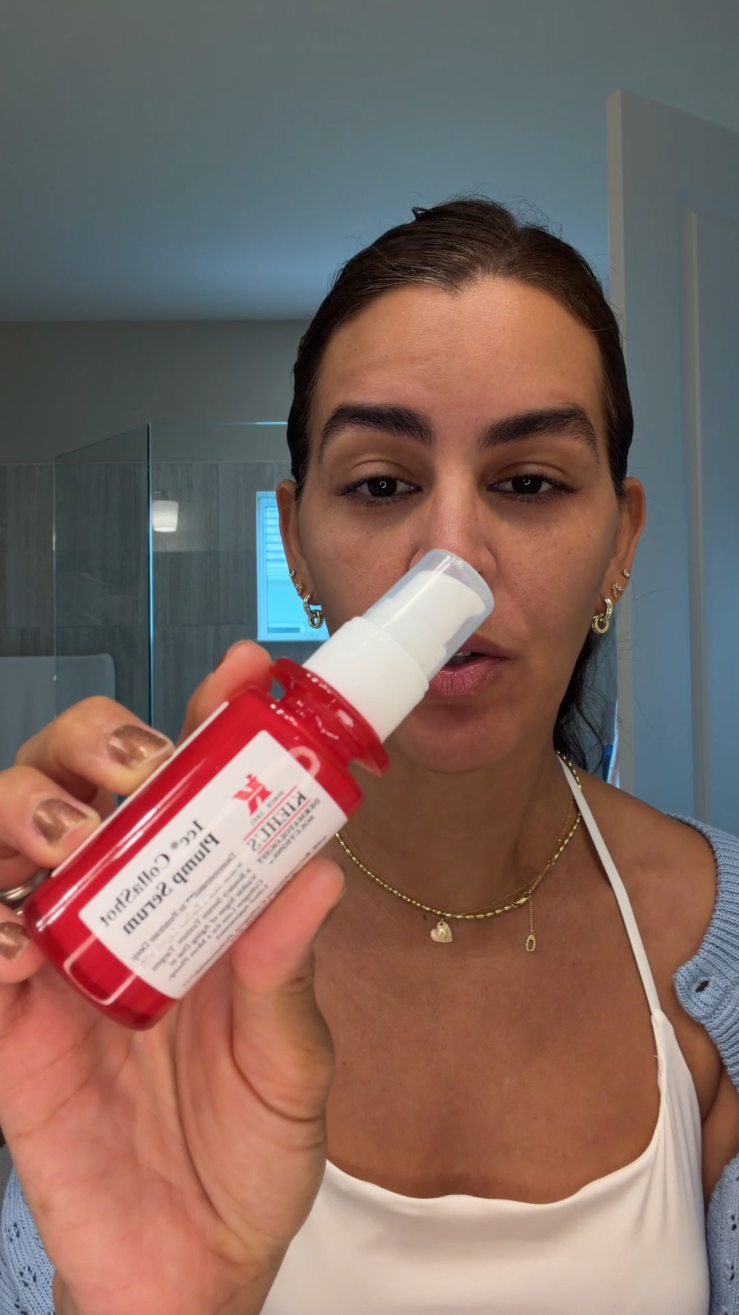Serum first and the moisturizer .

#LTKBeauty #LTKOver40 #LTKSeasonal