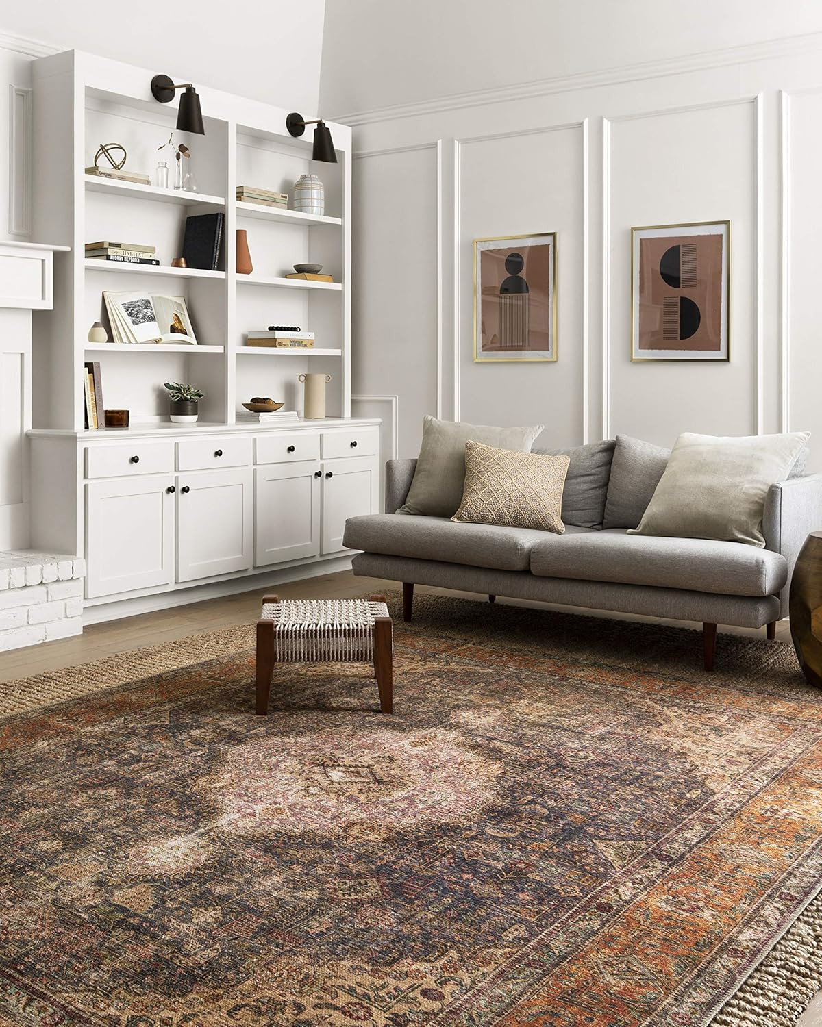 Loloi II Loren Plum/Multi 2'-3" x 3'-9" Accent Rug | Amazon (US)