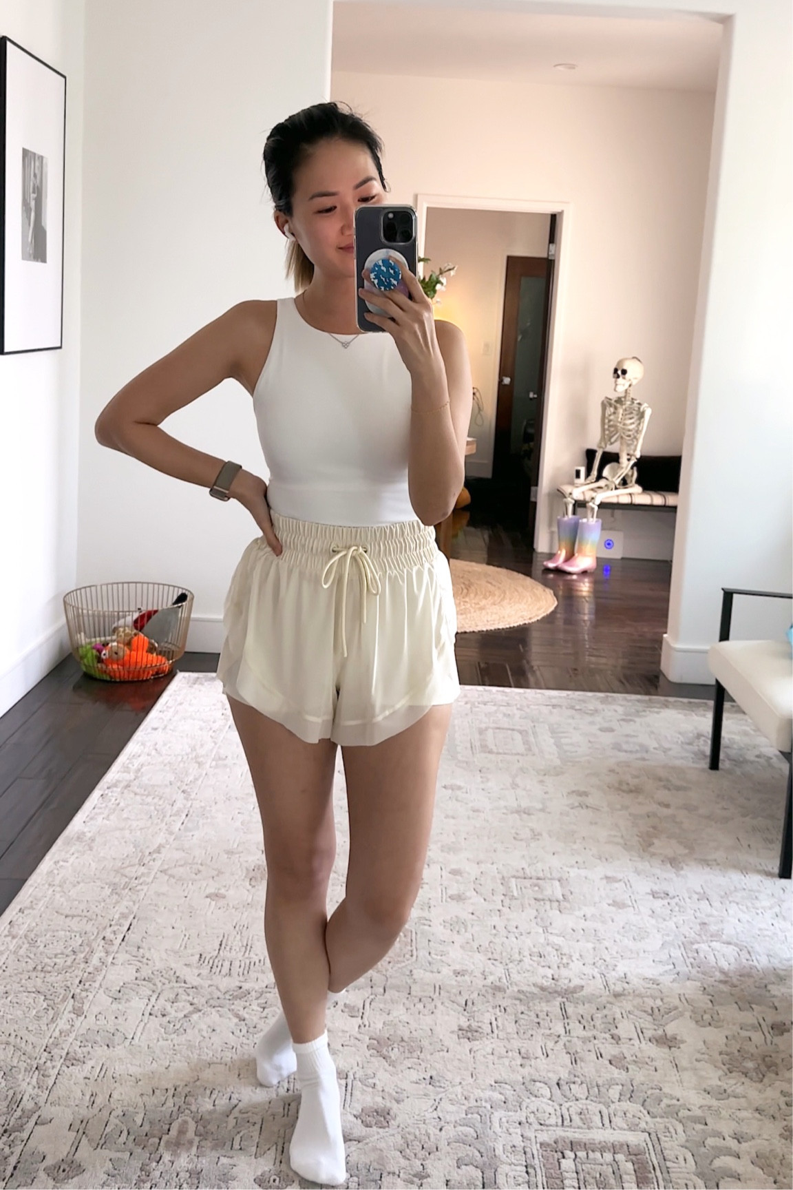 My running outfit OOTD today.

I love this high neck, longline sports bra from CRZ Yoga on Amazon. It’s SO comfortable. Shorts are from Popflex, but they’re sold out! Linked a similar one as well. 

Workout clothes, workout shorts, workout outfit, running clothes, summer athleisure, Amazon workout tank, amazon athleisure, gym outfit

#LTKsalealert #LTKFitness #LTKunder50