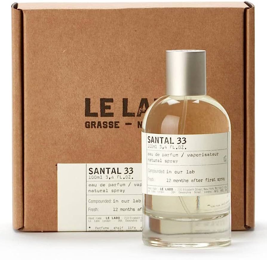 Le Labo Santal 33 for Unisex Eau de Parfum Spray, 3.4 Ounce | Amazon (US)
