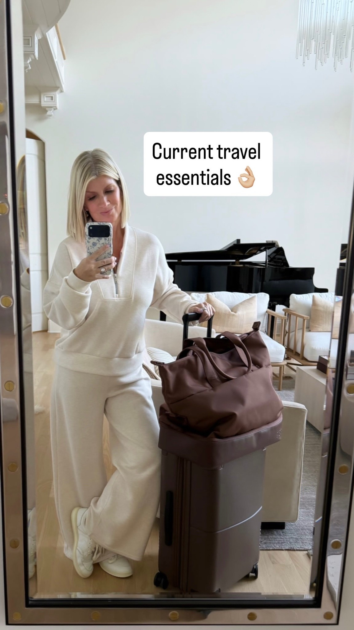 When I travel, comfort, functionality and style are important to me. This set up has all 3! And the best news is that the spanx suit is on sale!

#LTKdayinmylife