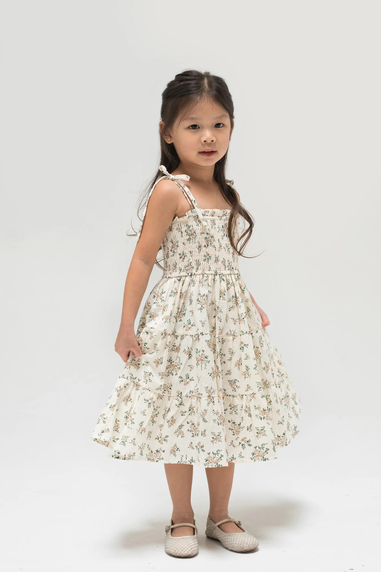 Kids Diana Smocked Dress | Morning Lavender