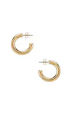 Five and Two Harper Chunky Hoop Earrings in Gold from Revolve.com | Revolve Clothing (Global)