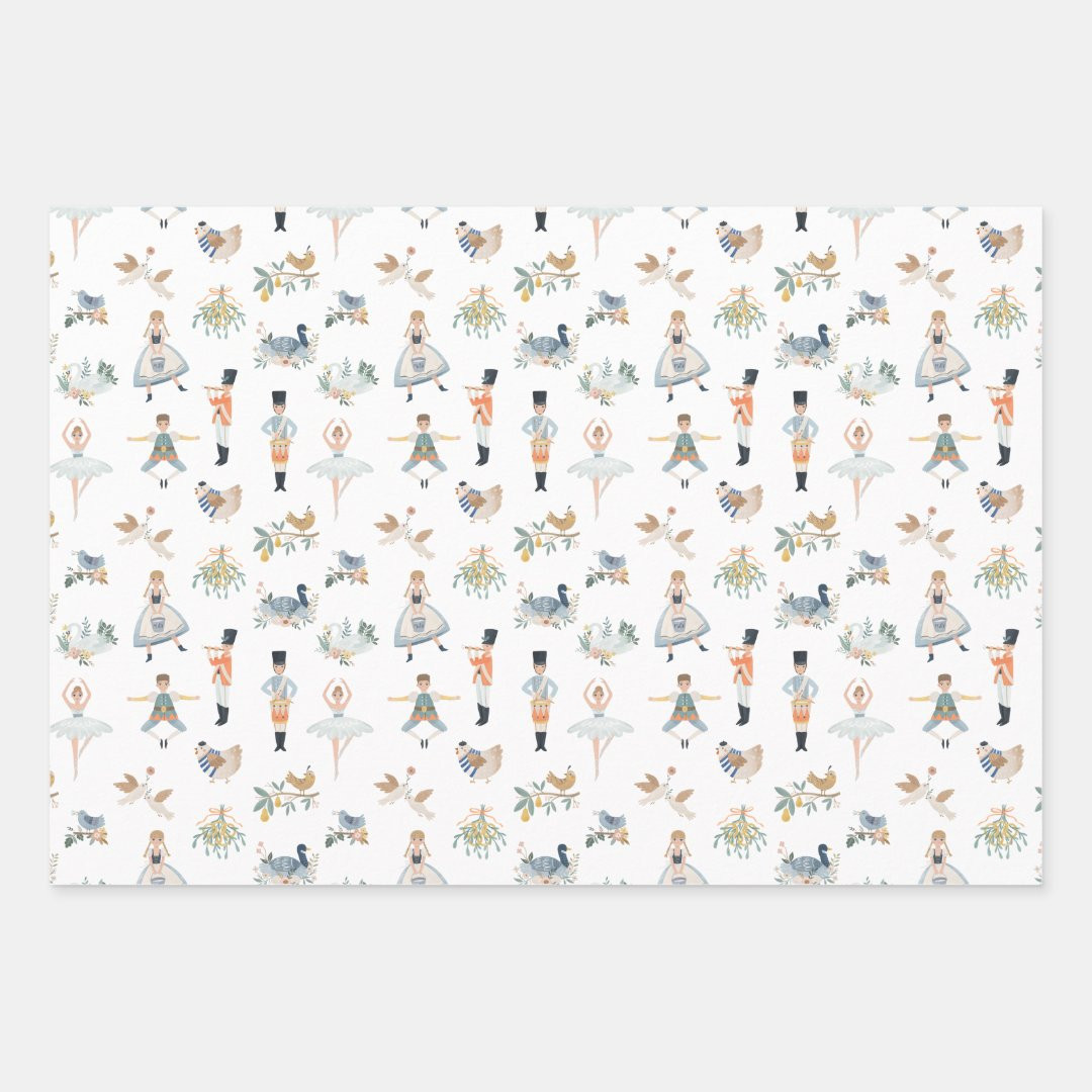 The 12 Days Of Christmas Gift Wrap  | Zazzle | Zazzle