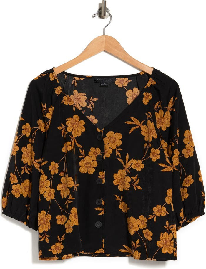 Mila Button Front Top | Nordstromrack | Nordstrom Rack