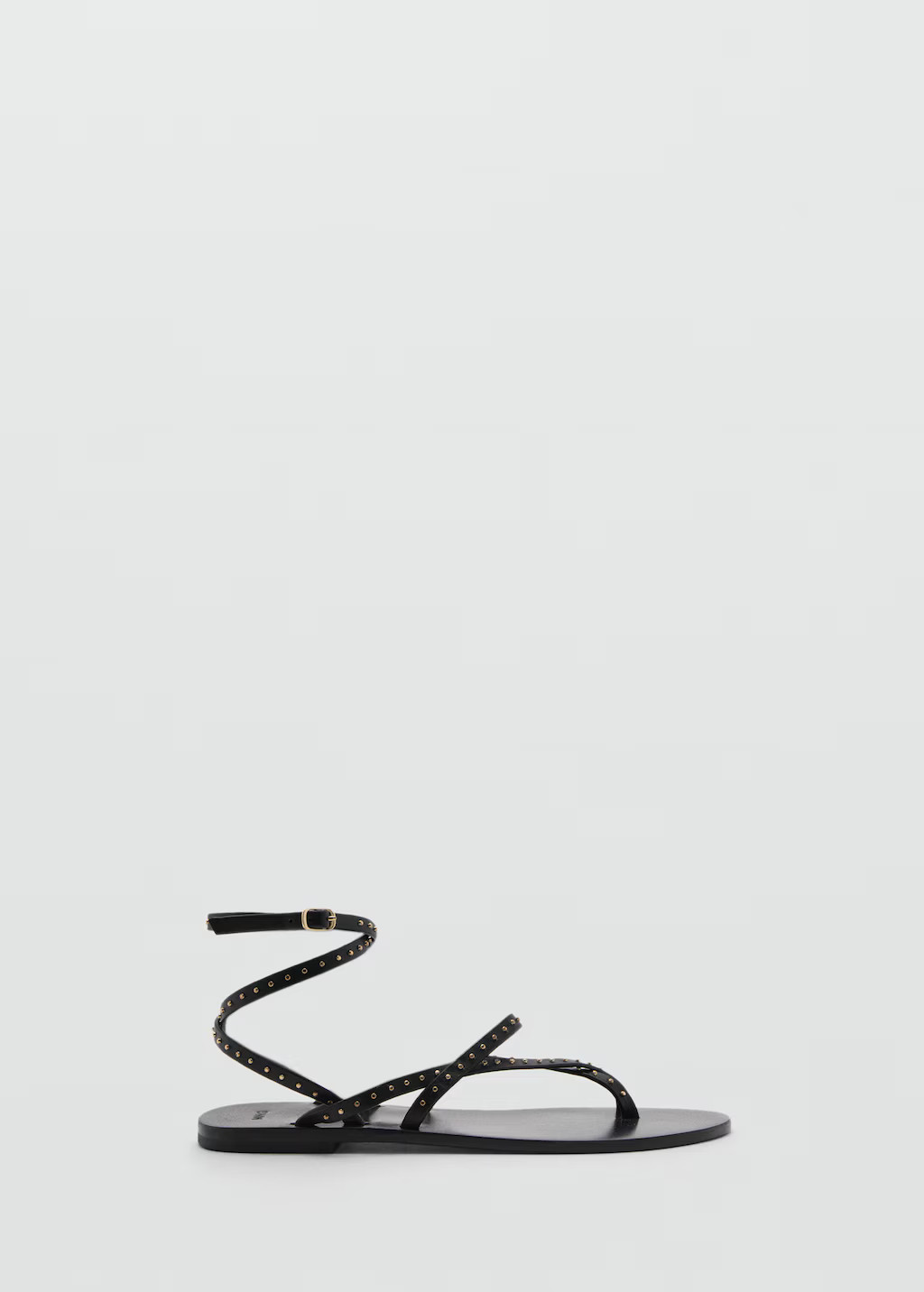 Leather straps sandals | MANGO (US)