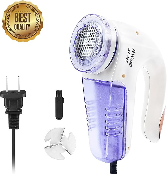 Lint Remover, Portable Electric Fabric Clothes Furniture Shaver, Sweater Pill Defuzzer, Remove Pi... | Amazon (US)