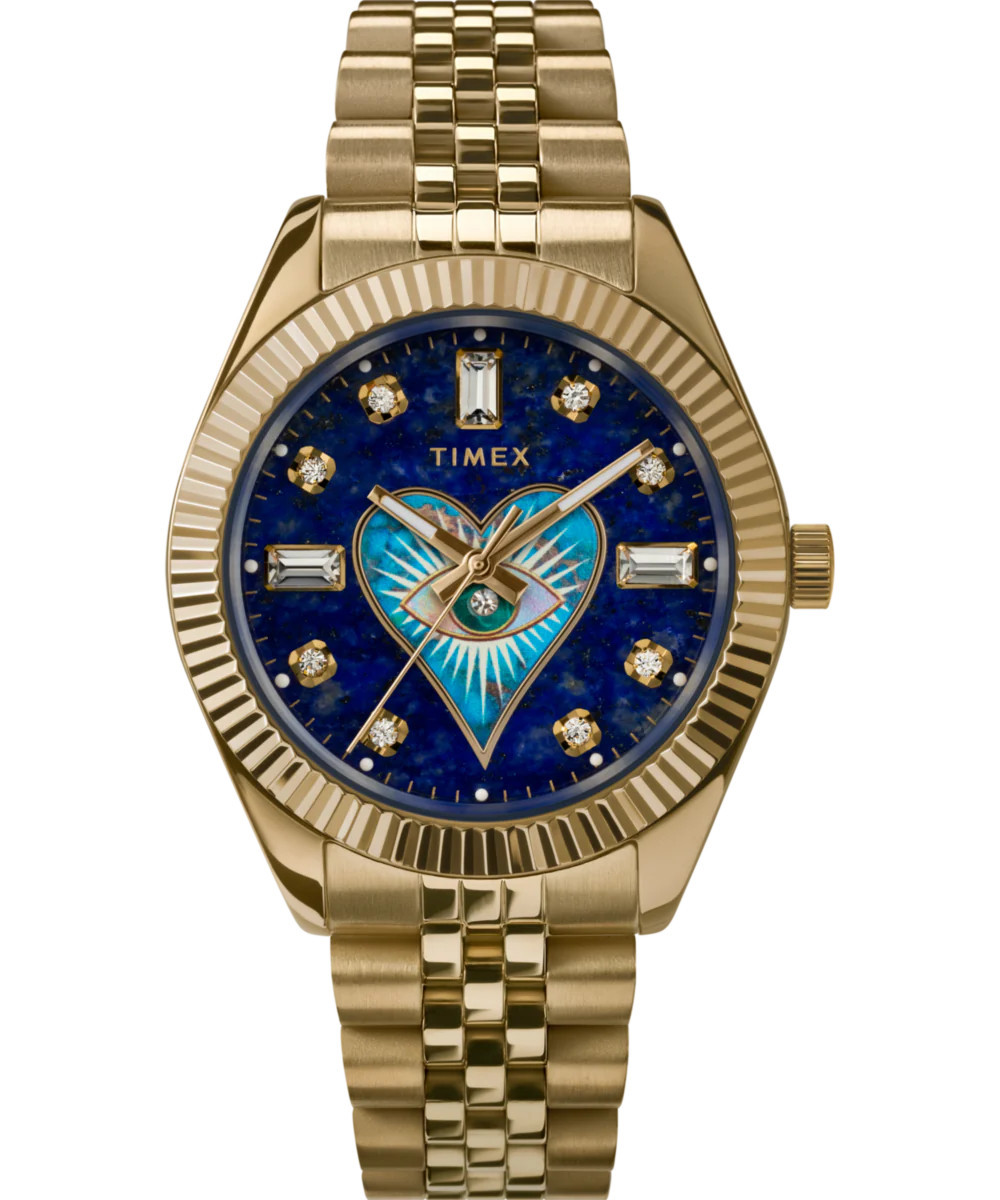 Timex Legacy x Jacquie Aiche Lapis Tribe Eye 36mm Watch | Timex