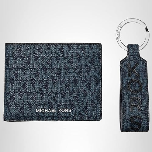 Michael Kors Malone Slim Billfold Wallet & Key Fob Gift Set | Amazon (US)