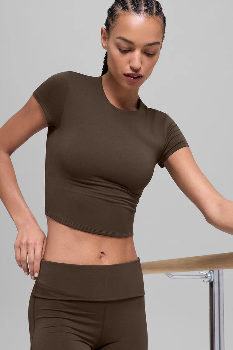 ALO Softsculpt Precision Short Sleeve Top | Alo Yoga (US)