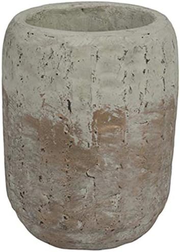 Wisechoice Distressed Metallic Textured Pot with Striped, Textured Pattern in a Light Brown Shade... | Amazon (US)