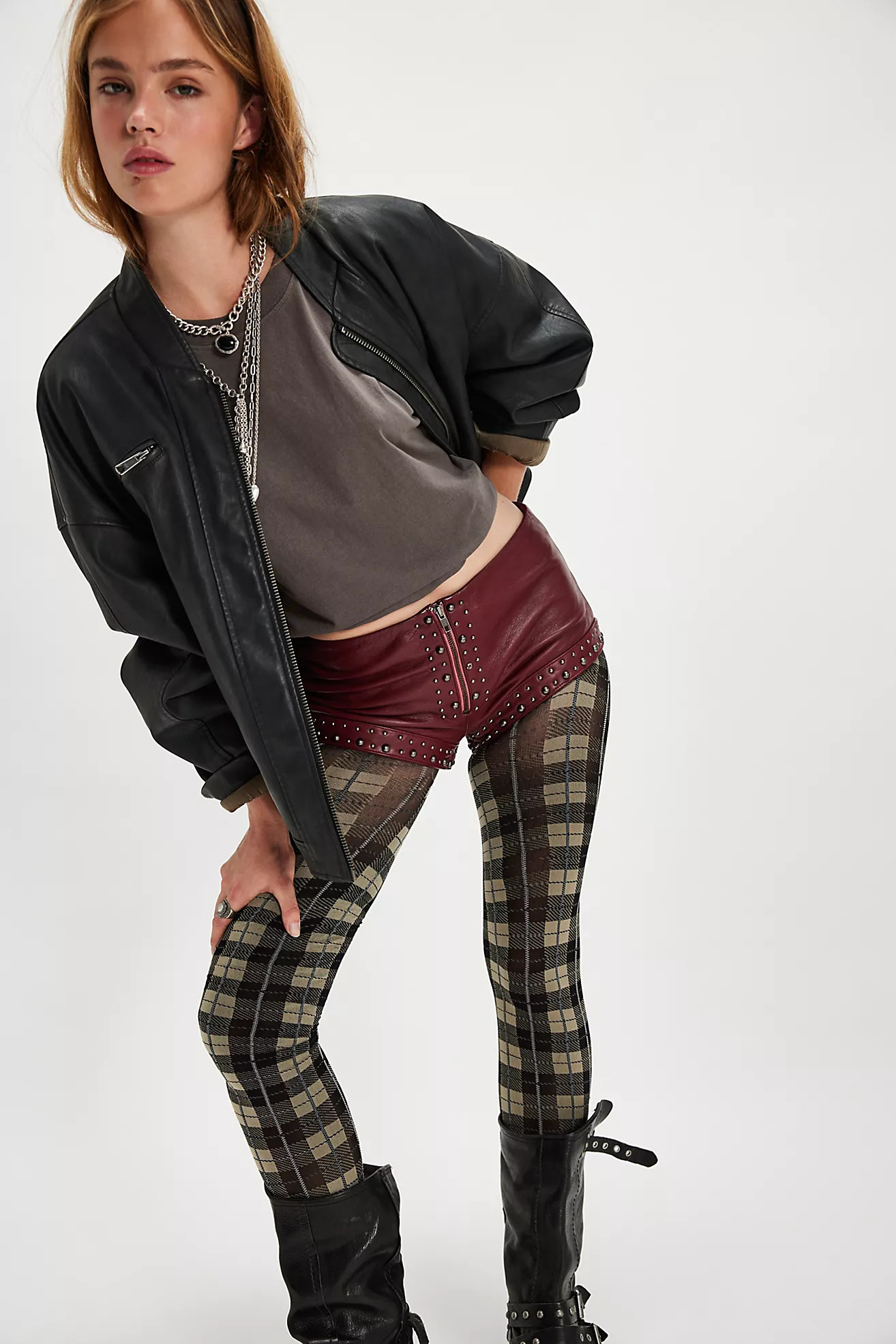 Highland Hues Tartan Tights | Free People (Global - UK&FR Excluded)