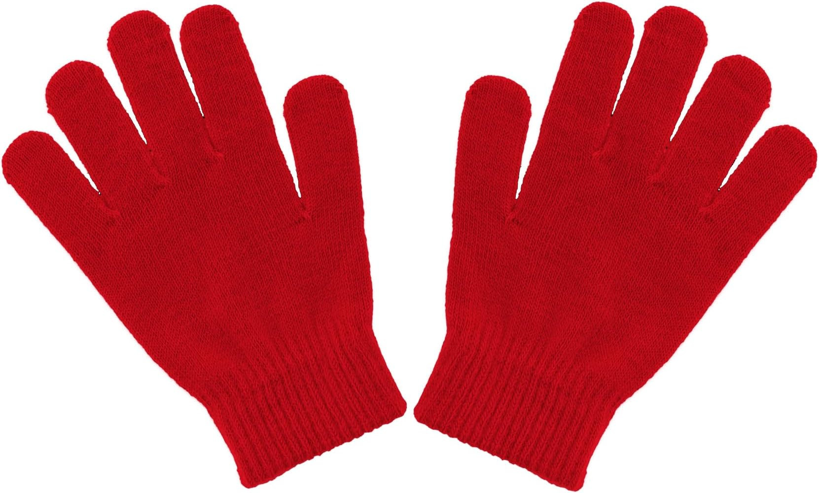 Motique Accessories Ladies Gloves Magic Knit Gloves for Women Solid Colors | Amazon (US)
