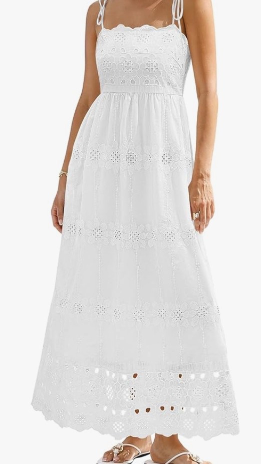White summer dress 🩵