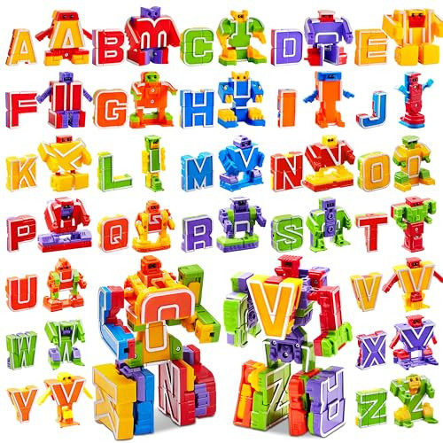 JOYIN Alphabet Robots Toys for Kids, ABC Learning Toys, Alphabots, Letters, Toddlers Education Toy, Carnival Prizes, Christmas, Treasure Box and Prize for Classroom | Amazon (US)