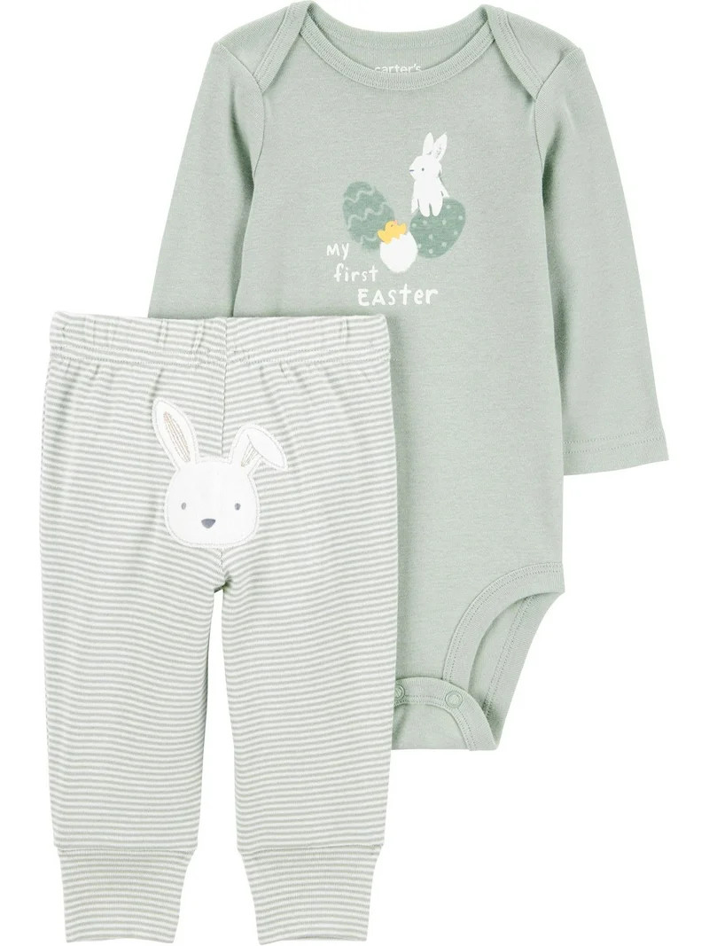 Carter's Child of Mine Baby Unisex Easter Outfit Set, 2-Piece, Sizes Preemie-12 Months | Walmart (US)