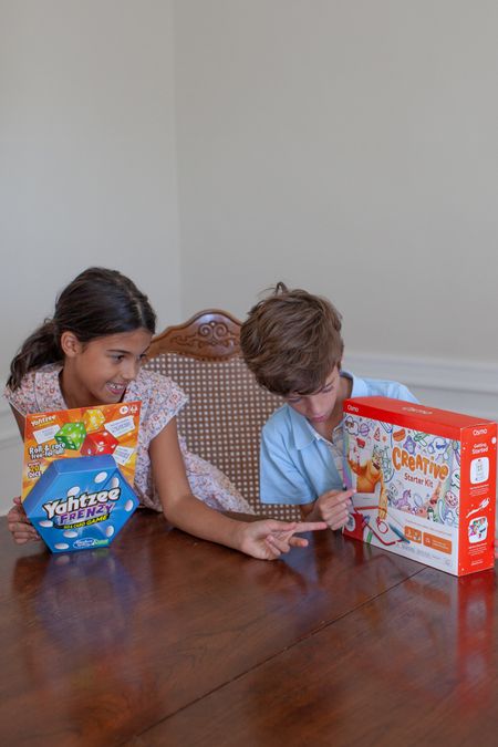 Toys that bring cheer all throughout the year! We got our @Target #HolidayKidsCatalog in and my kids immediately pointed out the toys they wanted and the ones they already love so much! #ad Yahtzee and Osmo have been family favorites for the last couple of years and are perfect for family fun! @Target makes gifting for ages 5-8 easy! Linked several fun favorites in the LTK app! Shop our favorites here → (LTK link & populated hashtags) 

#TargetTopToys #Target #TargetPartner


#LTKkids #LTKHoliday #LTKGiftGuide
