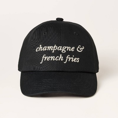 Women's Champagne & Fries Baseball Hat - kate spade new york x Target Black | Target