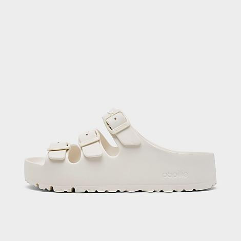 Birkenstock Women's Florida Flex EVA Platform Sandals in Eggshell Size: 38 | Finish Line (US)