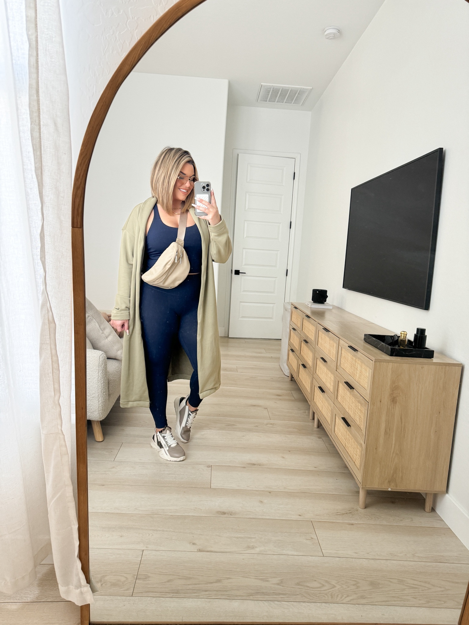 Bra top XL 
Leggings L 
Cardigan L 
Sneakers 11 if between sizes size up. I also linked some other sneakers that I think would look good. 
Perfume is AMAZING been a fav for years ! 
Use code shayna10 on necklaces to save. 


#LTKmidsize #LTKfindsunder100 #LTKfindsunder50