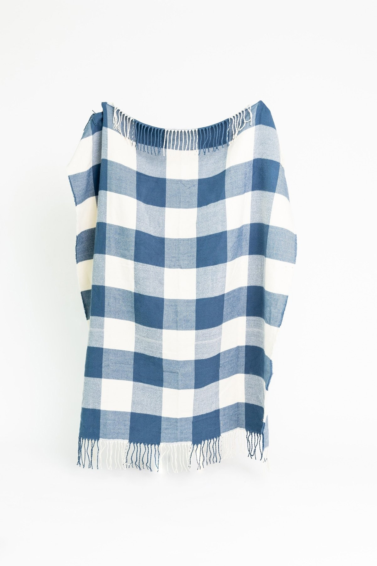 Woven Throw - Blue Gingham | Rachel Parcell