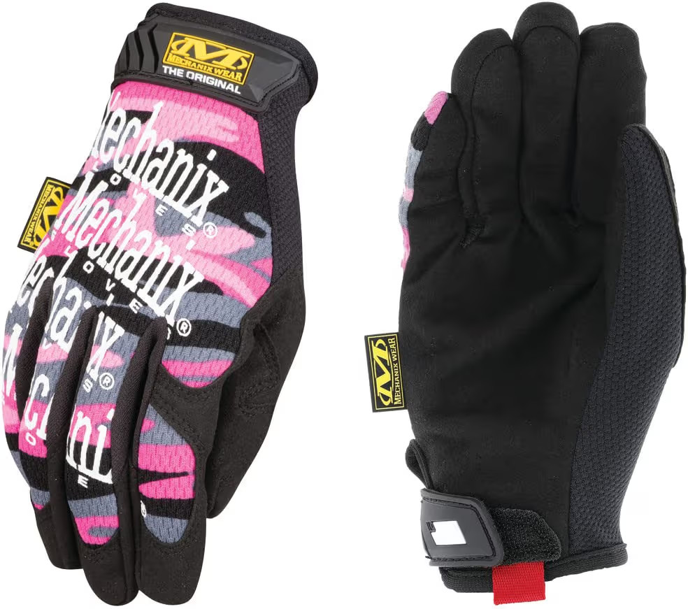 Mechanix Wear: The Original Women’s Pink Work Gloves with Secure Fit, Flexible Grip for Multi-P... | Amazon (US)