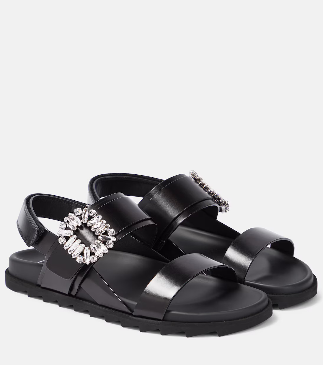 Slidy Viv‘ embellished leather sandals | Mytheresa (UK)