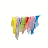 Sarah's Silks - Set of 6 Pastel Playsilk, 100% Real Silk, Eco-Friendly Dye, 35-Inch Square Silk Play | Amazon (US)