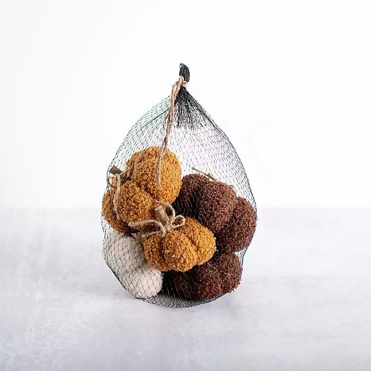 Sherpa Pumpkin Bowl Filler | Kirkland's Home