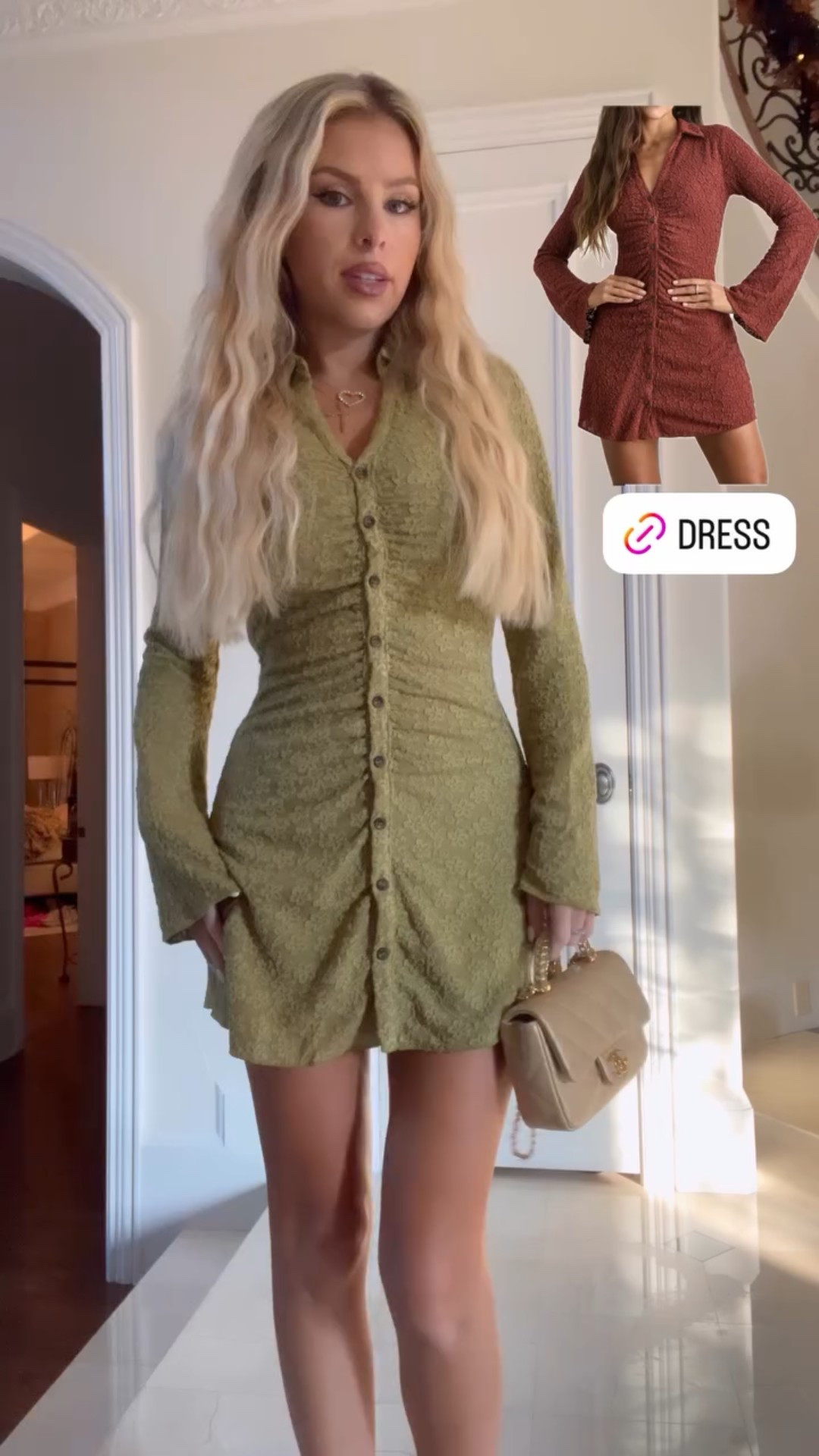 Fall dress. 
Fall outfit. 
Lulus 